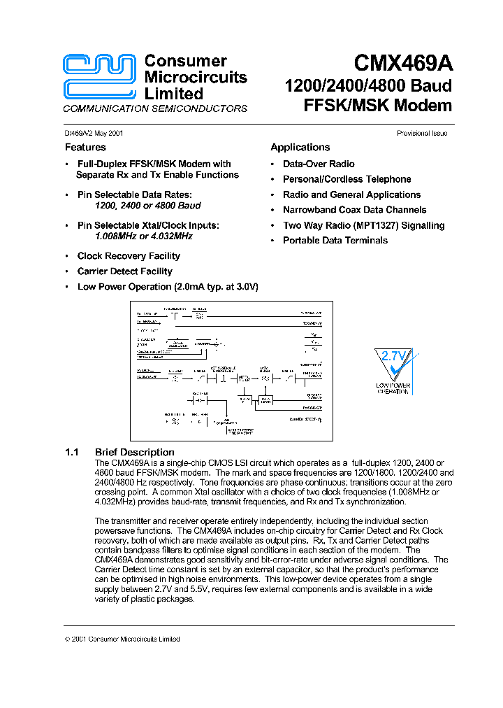 CMX469A_186415.PDF Datasheet