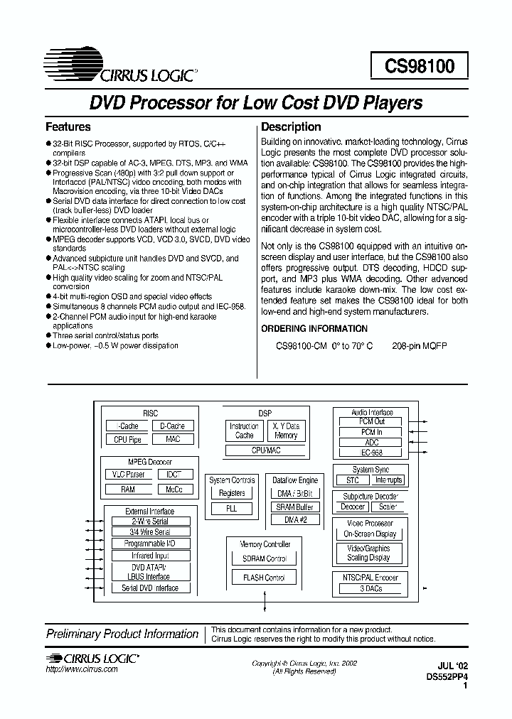 CS98100-CM_185002.PDF Datasheet
