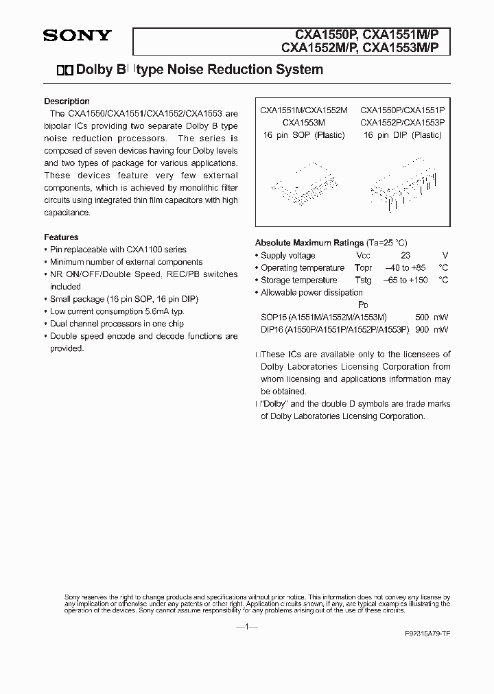 CXA1550_120672.PDF Datasheet