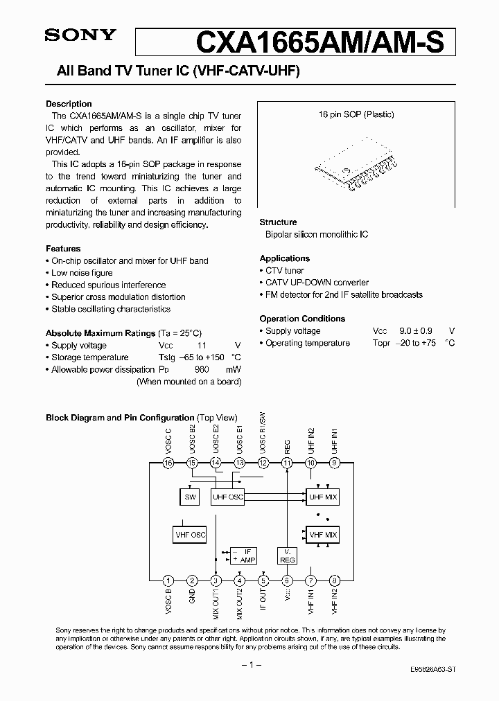 CXA1665_24050.PDF Datasheet