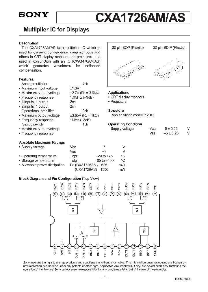 CXA1726_157584.PDF Datasheet