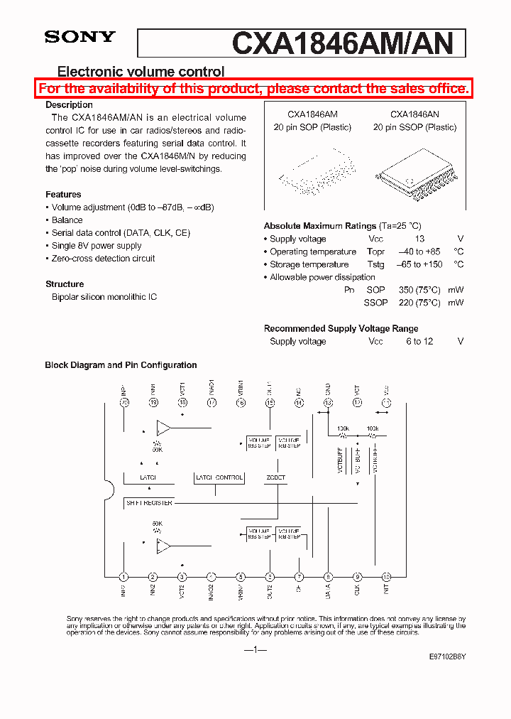 CXA1846AM_144949.PDF Datasheet