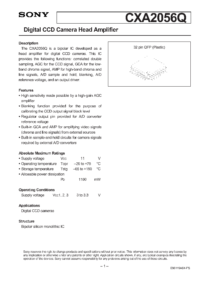 CXA2056Q_140940.PDF Datasheet