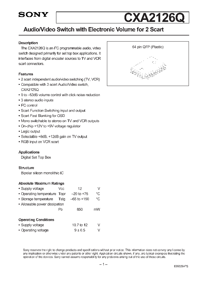 CXA2126_24150.PDF Datasheet