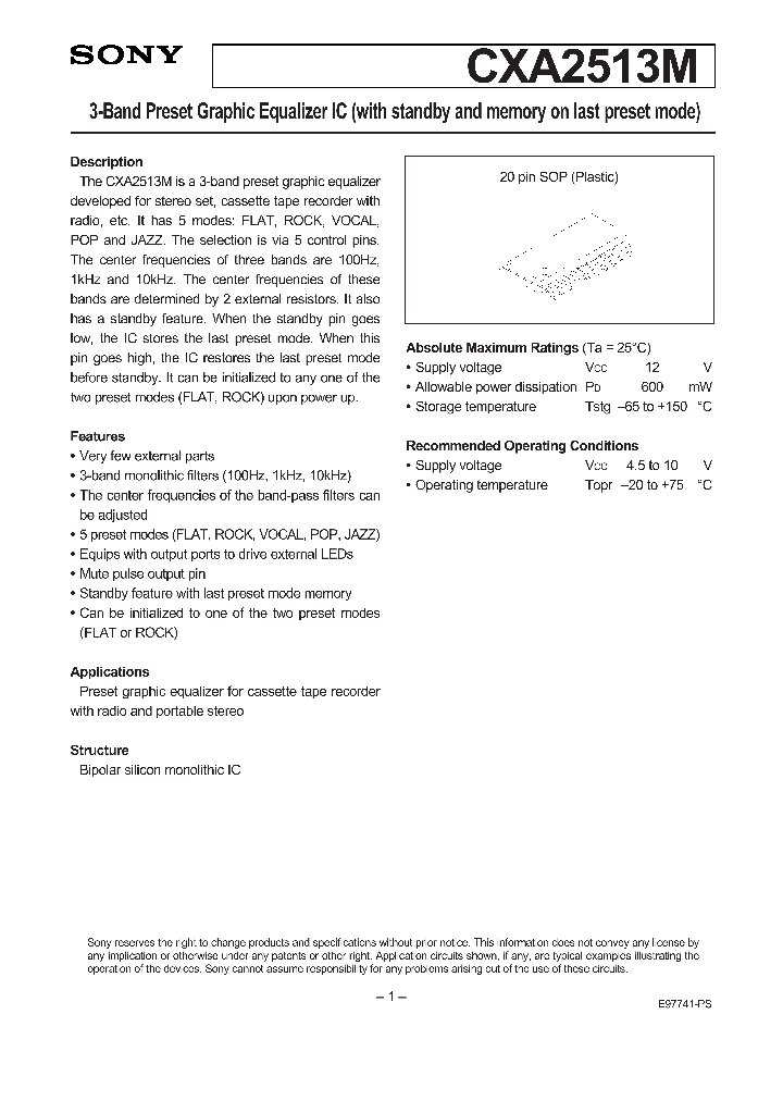 CXA2513M_23920.PDF Datasheet