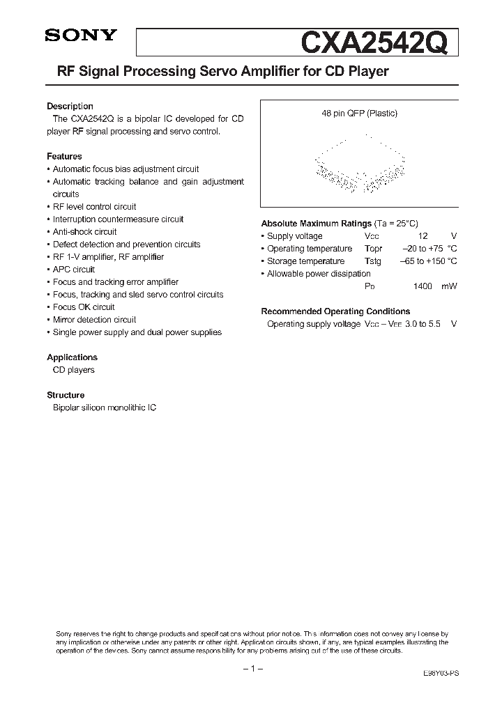 CXA2542Q_123860.PDF Datasheet
