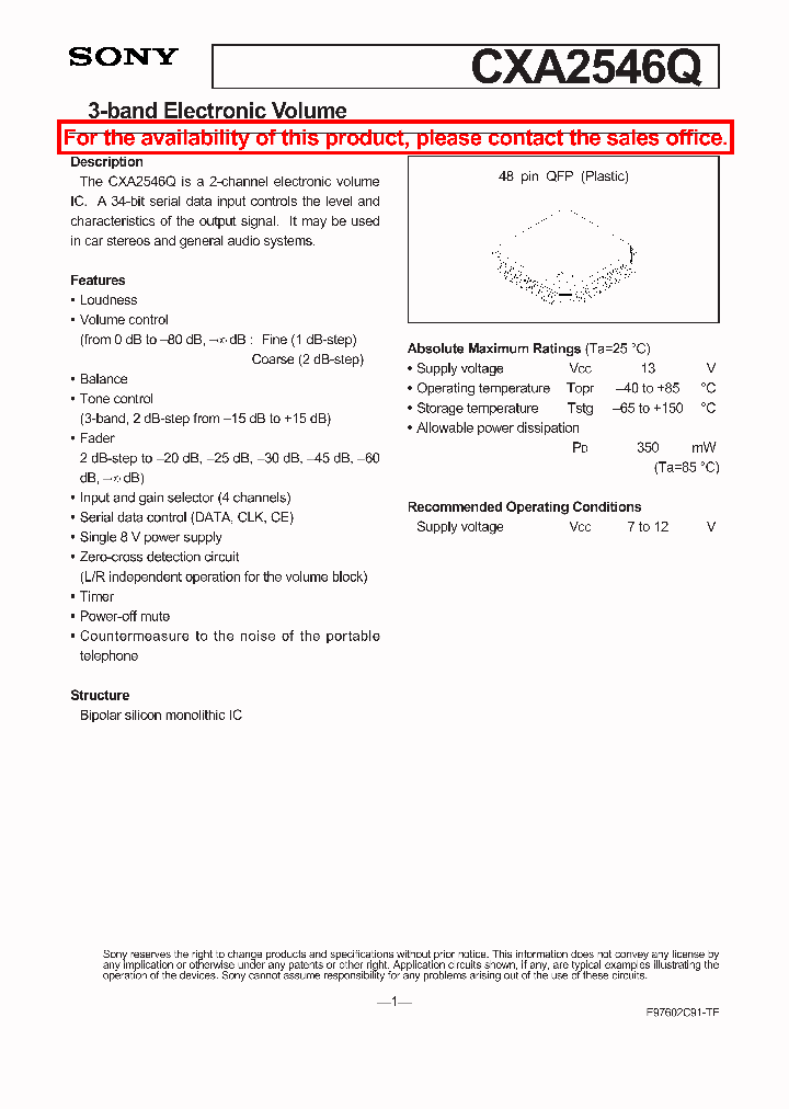 CXA2546Q_123862.PDF Datasheet