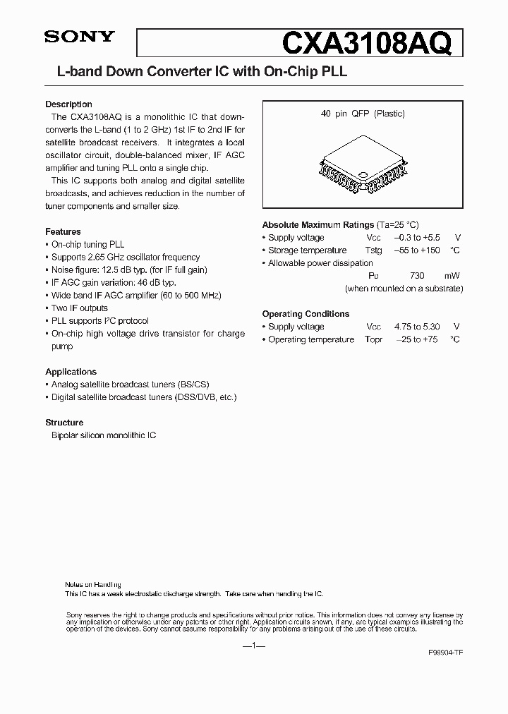 CXA3108AQ_141409.PDF Datasheet