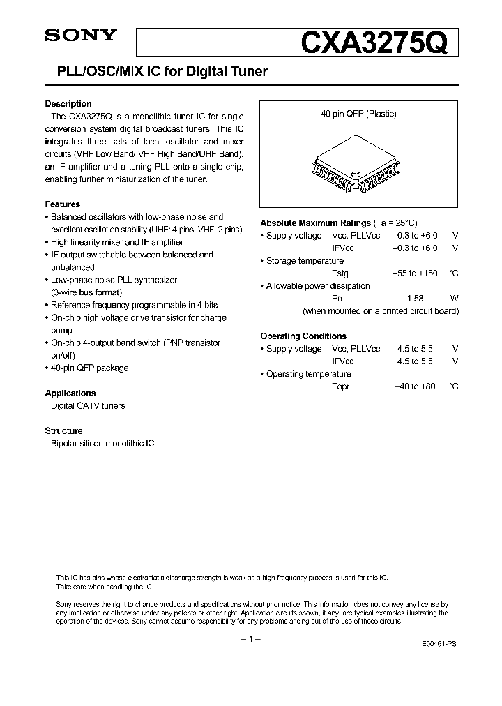 CXA3275Q_100442.PDF Datasheet