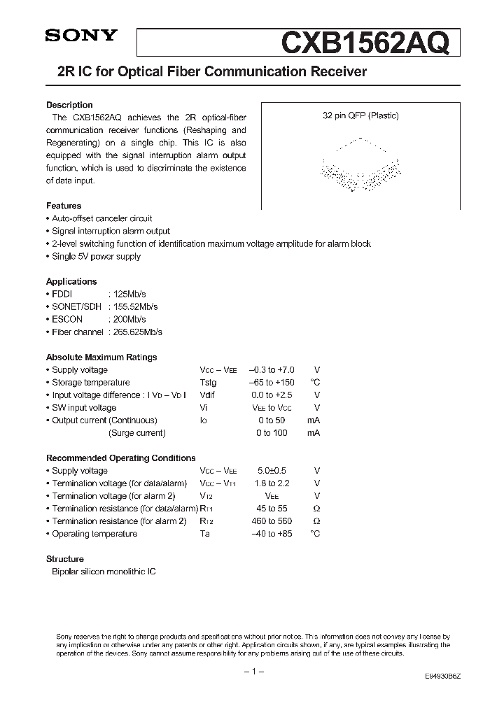CXB1562AQ_40388.PDF Datasheet