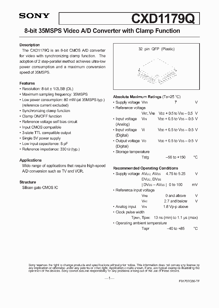 CXD1179_14849.PDF Datasheet