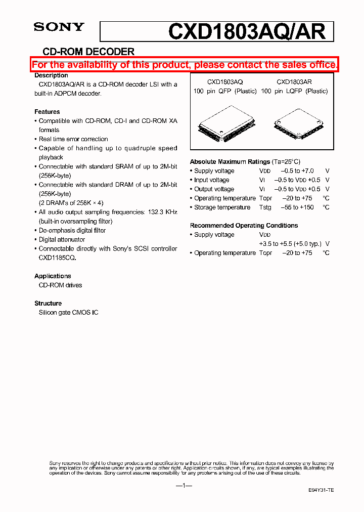 CXD1803AQ_45398.PDF Datasheet
