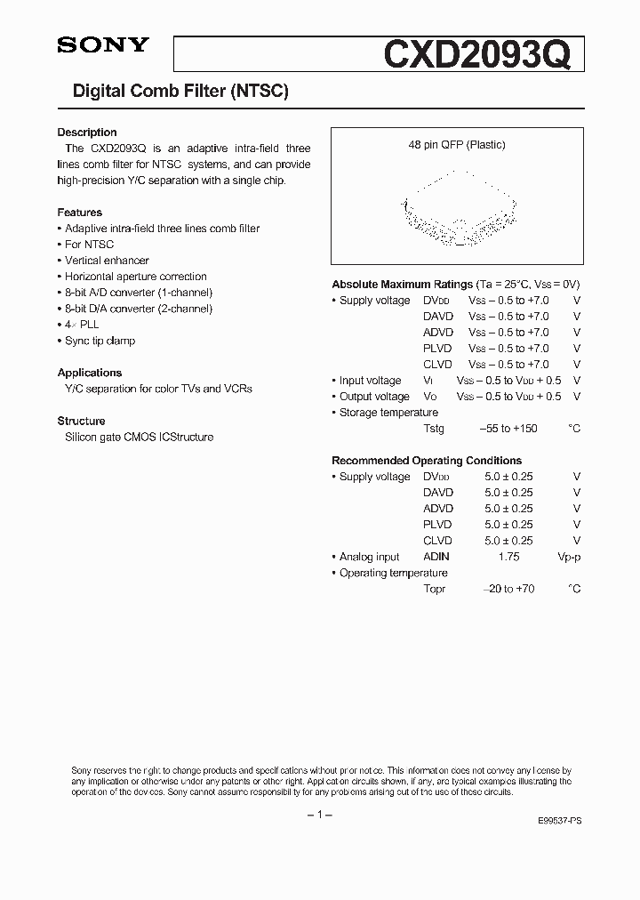 CXD2093Q_152685.PDF Datasheet