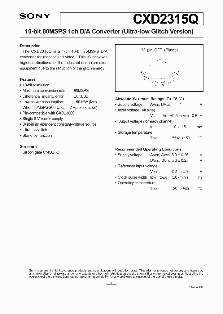 CXD2315Q_140071.PDF Datasheet
