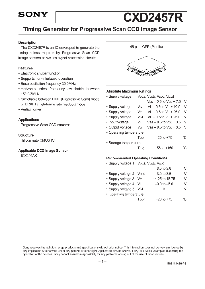 CXD2457R_144418.PDF Datasheet