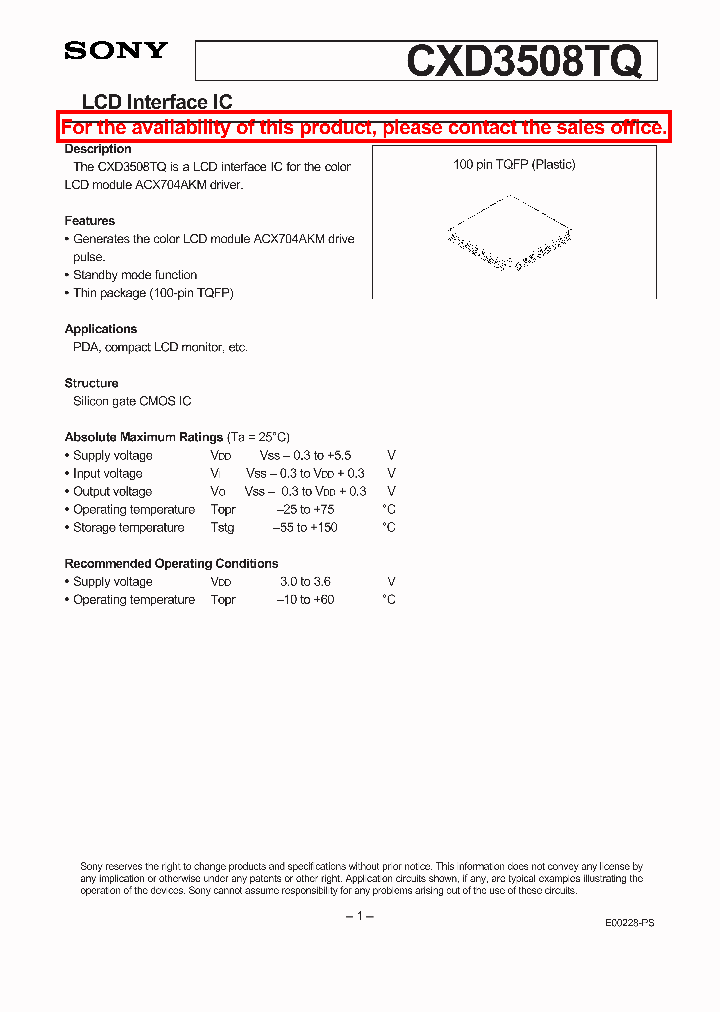 CXD3508TQ_45446.PDF Datasheet