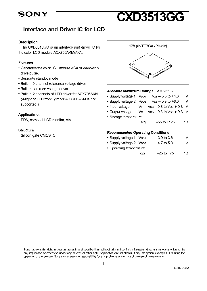 CXD3513_45450.PDF Datasheet