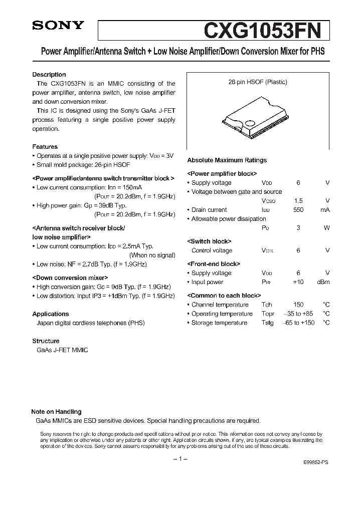 CXG1053FN_102542.PDF Datasheet