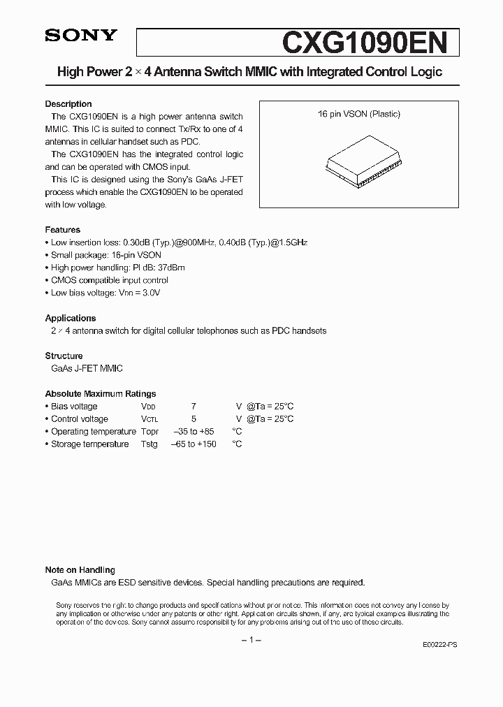 CXG1090EN_163050.PDF Datasheet
