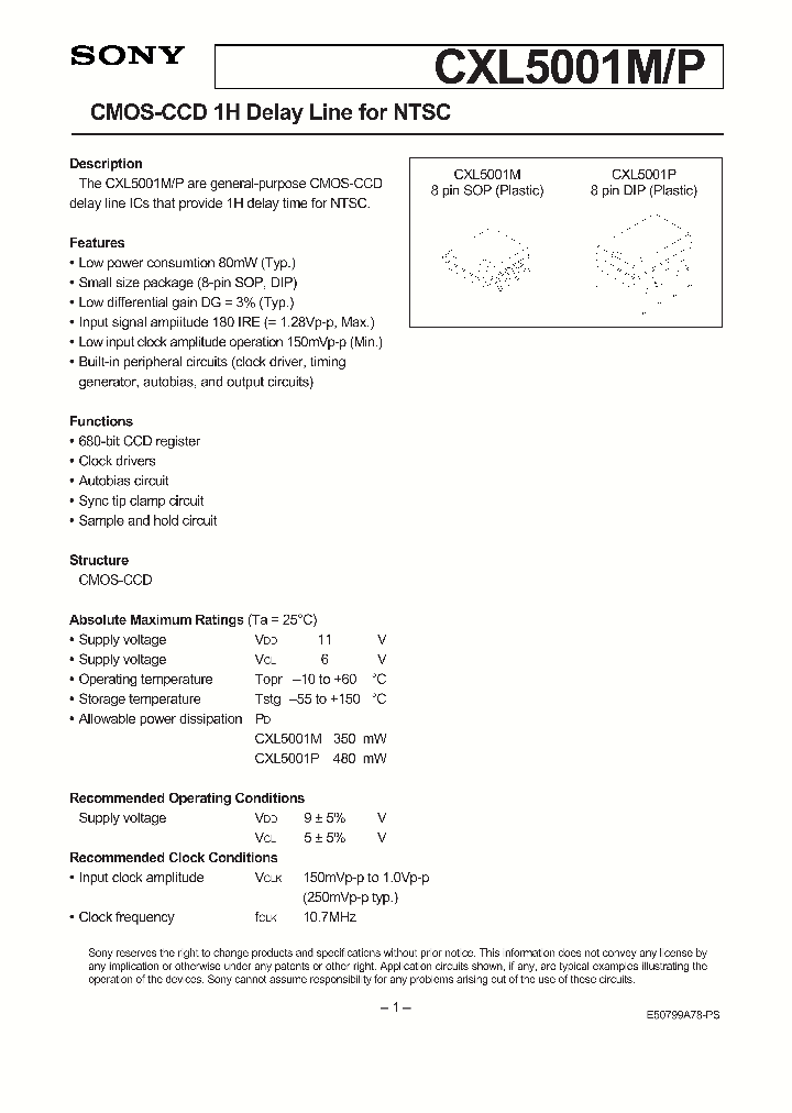 CXL5001M_143973.PDF Datasheet