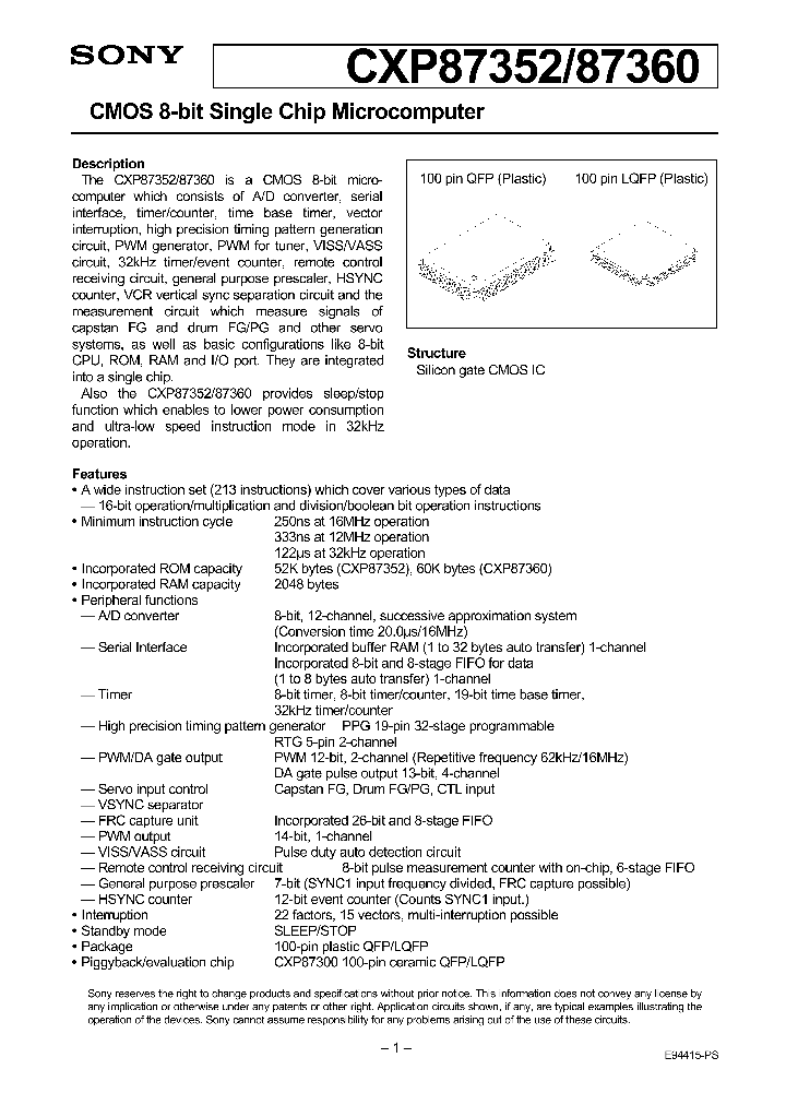 CXP87352_133889.PDF Datasheet