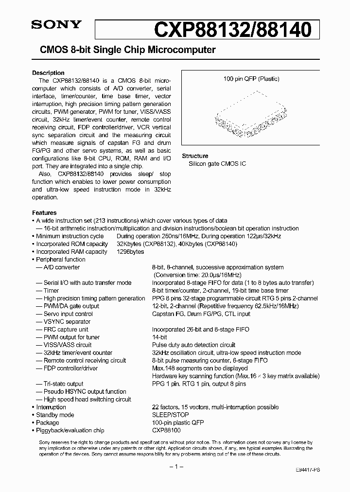 CXP88132_95099.PDF Datasheet