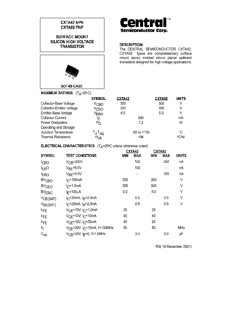 CXTA42_44379.PDF Datasheet