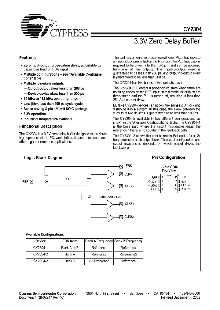 CY2304_105638.PDF Datasheet