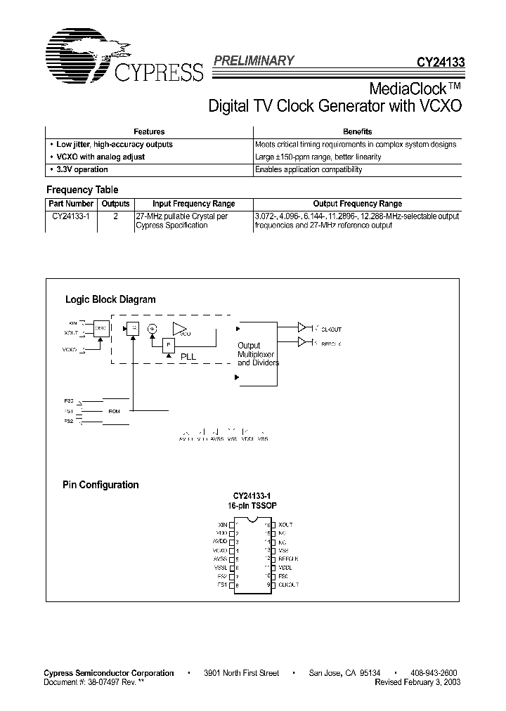 CY24133_40416.PDF Datasheet