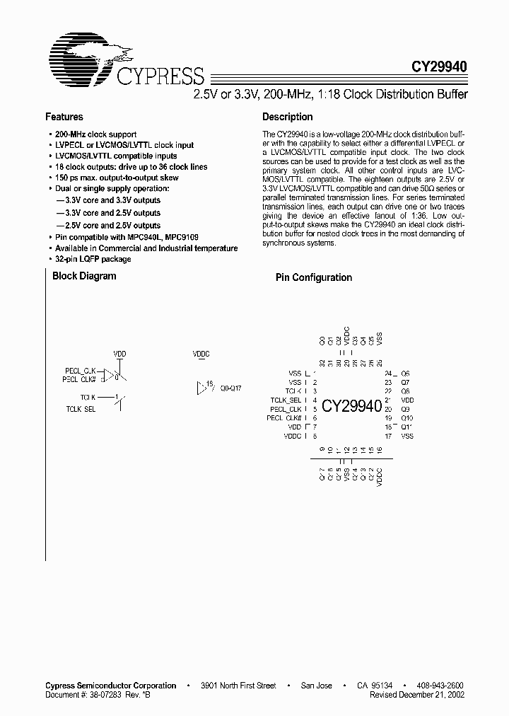 CY29940_118287.PDF Datasheet