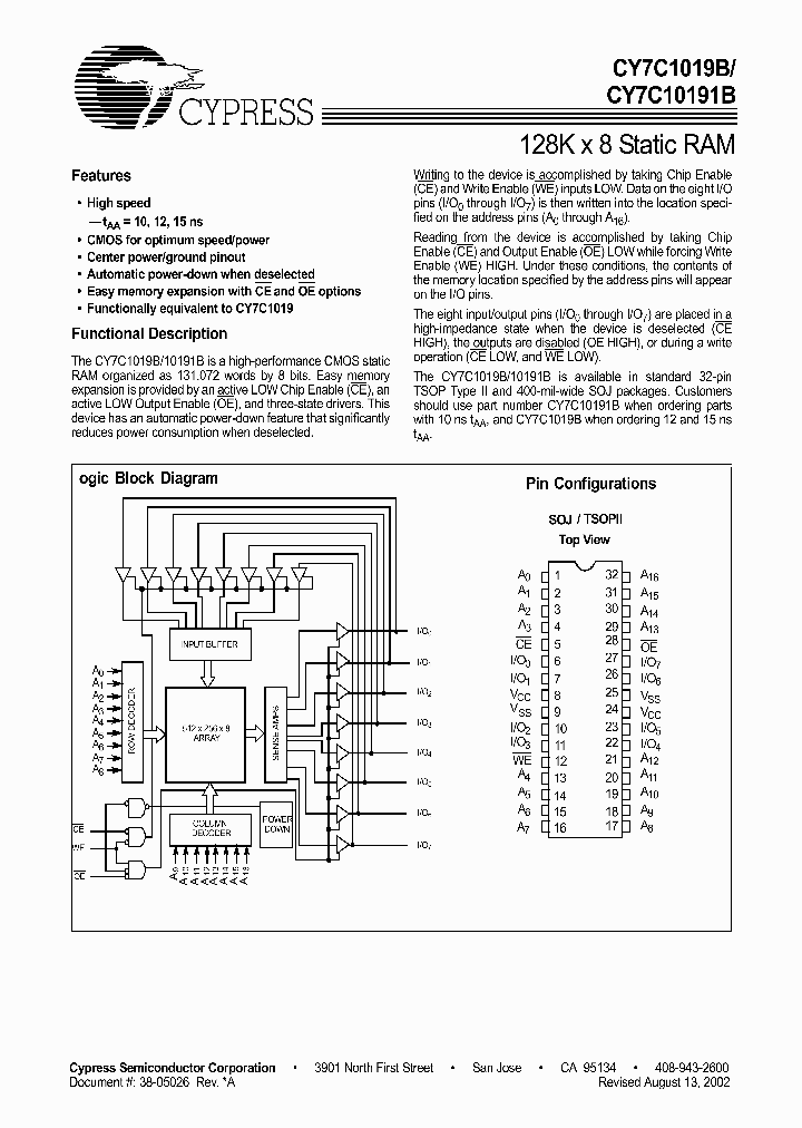 CY7C10191B_129369.PDF Datasheet