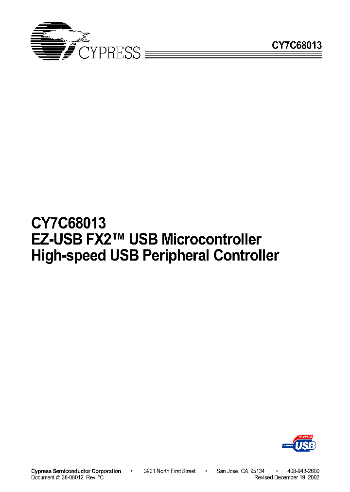 CY7C68013_114628.PDF Datasheet