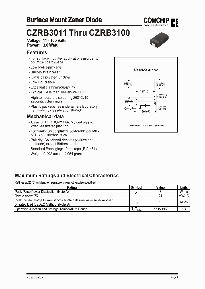 CZRB3030_165547.PDF Datasheet