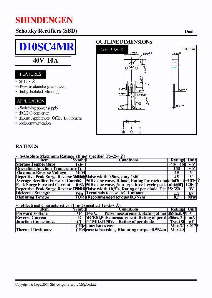 D10SC4MR_134986.PDF Datasheet