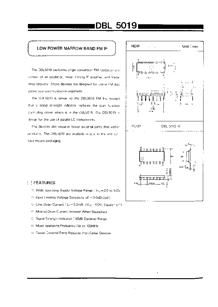 DBL5019_81958.PDF Datasheet