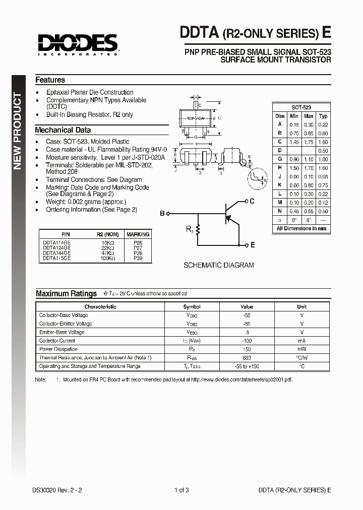 DDTA114GE_72653.PDF Datasheet