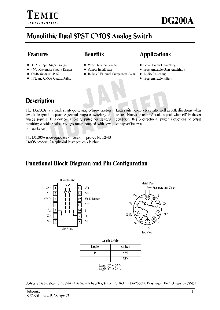 DG200A_120619.PDF Datasheet