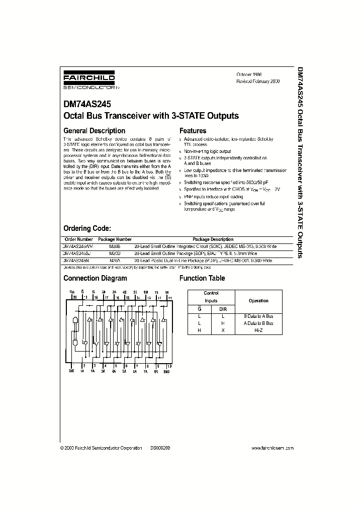 DM74AS245_86799.PDF Datasheet