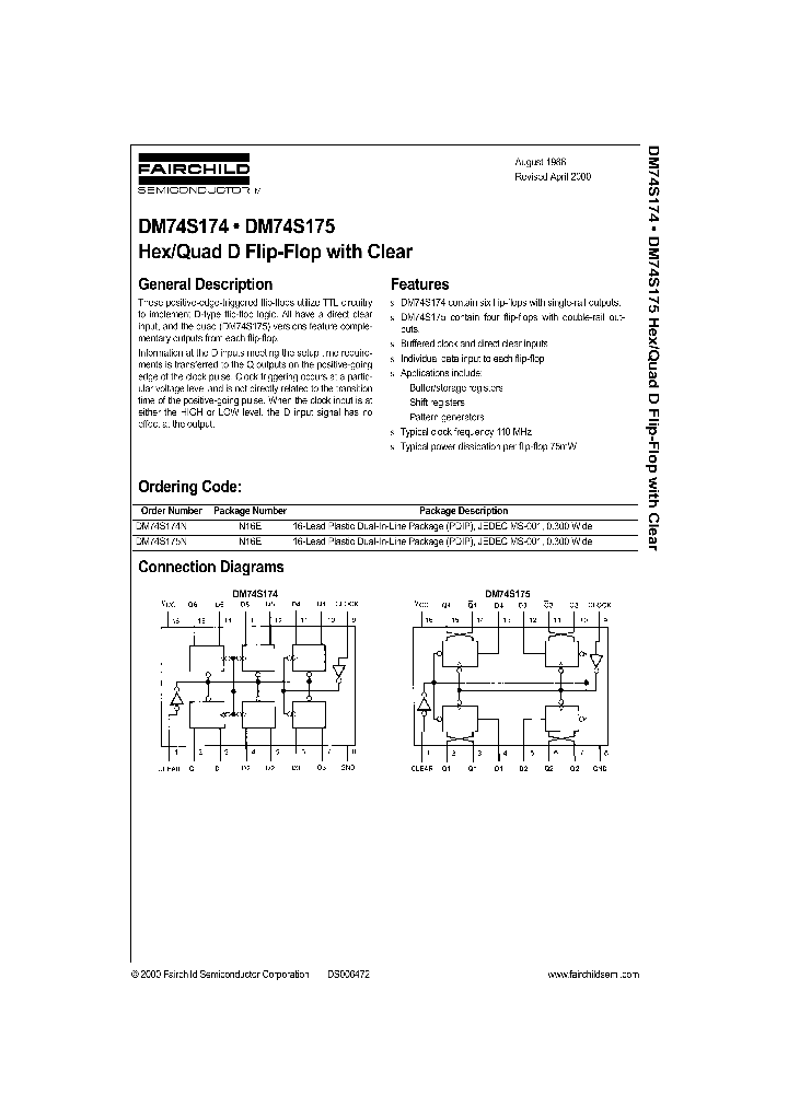 DM74S174_94176.PDF Datasheet