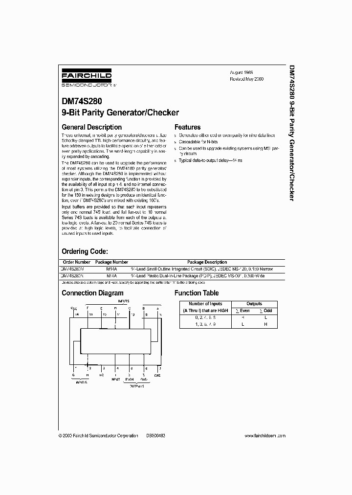 DM74S280_150010.PDF Datasheet