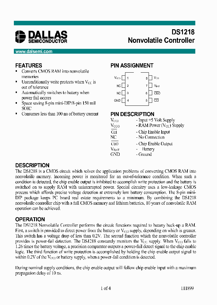 DS1218_146318.PDF Datasheet