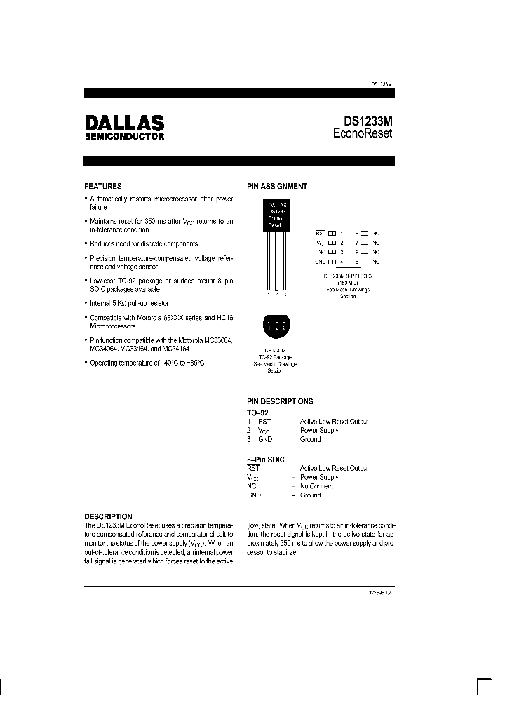 DS1233M_118031.PDF Datasheet