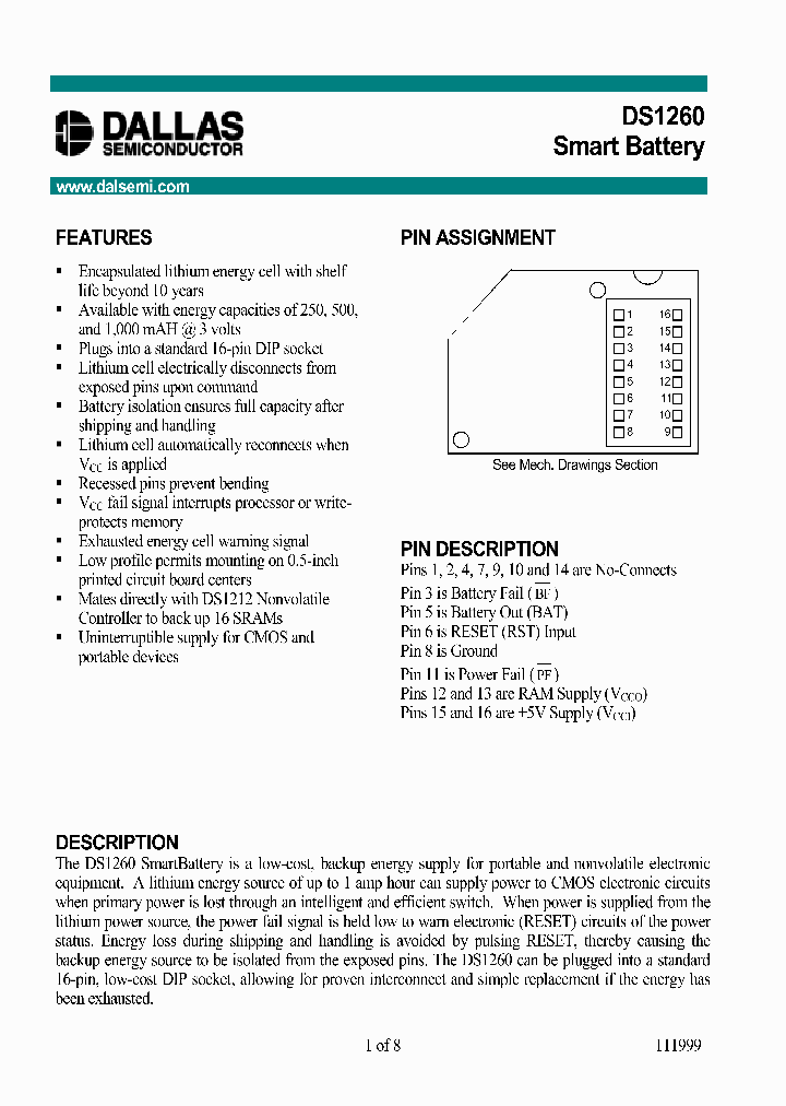 DS1260_182794.PDF Datasheet
