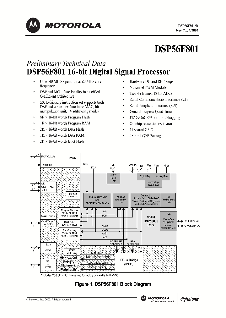 DSP56F801_165668.PDF Datasheet
