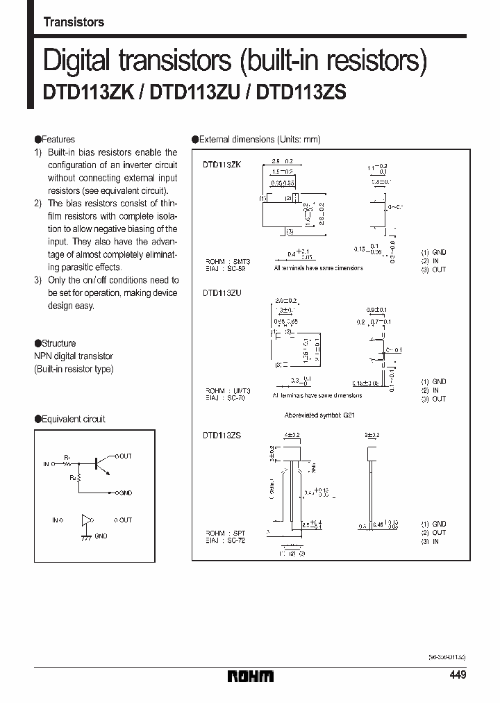 DTD113Z_70591.PDF Datasheet