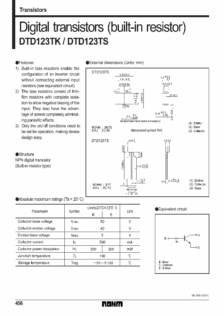 DTD123TK_70616.PDF Datasheet