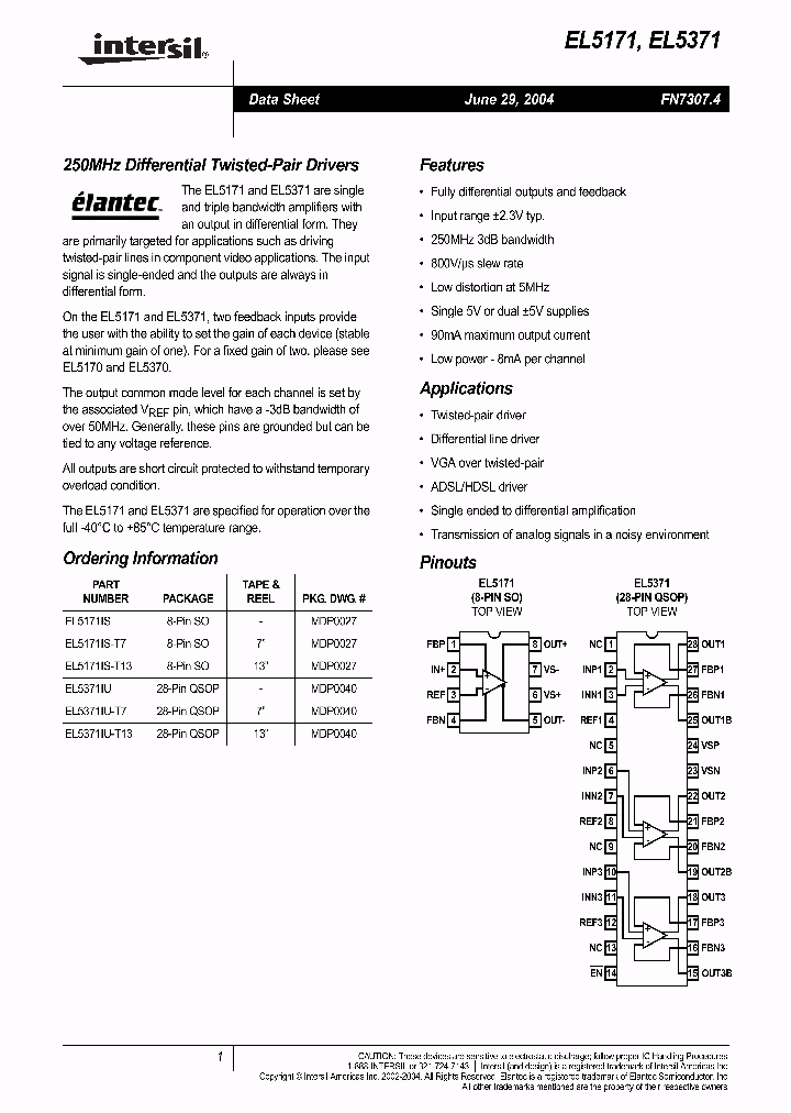 EL5171_187118.PDF Datasheet