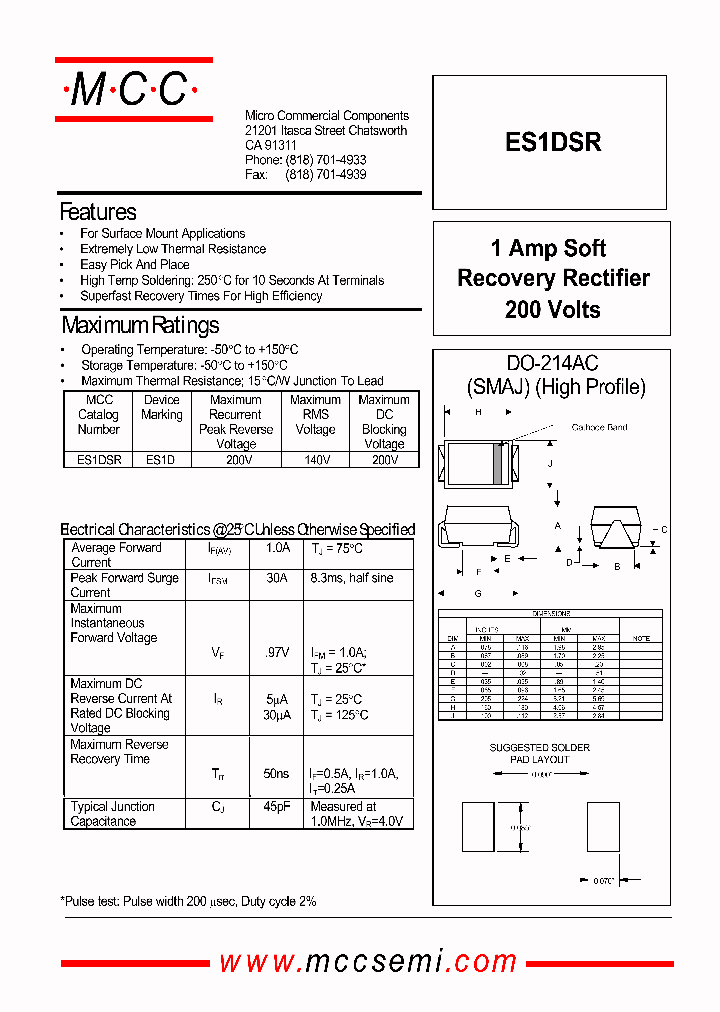 ES1DSR_168590.PDF Datasheet