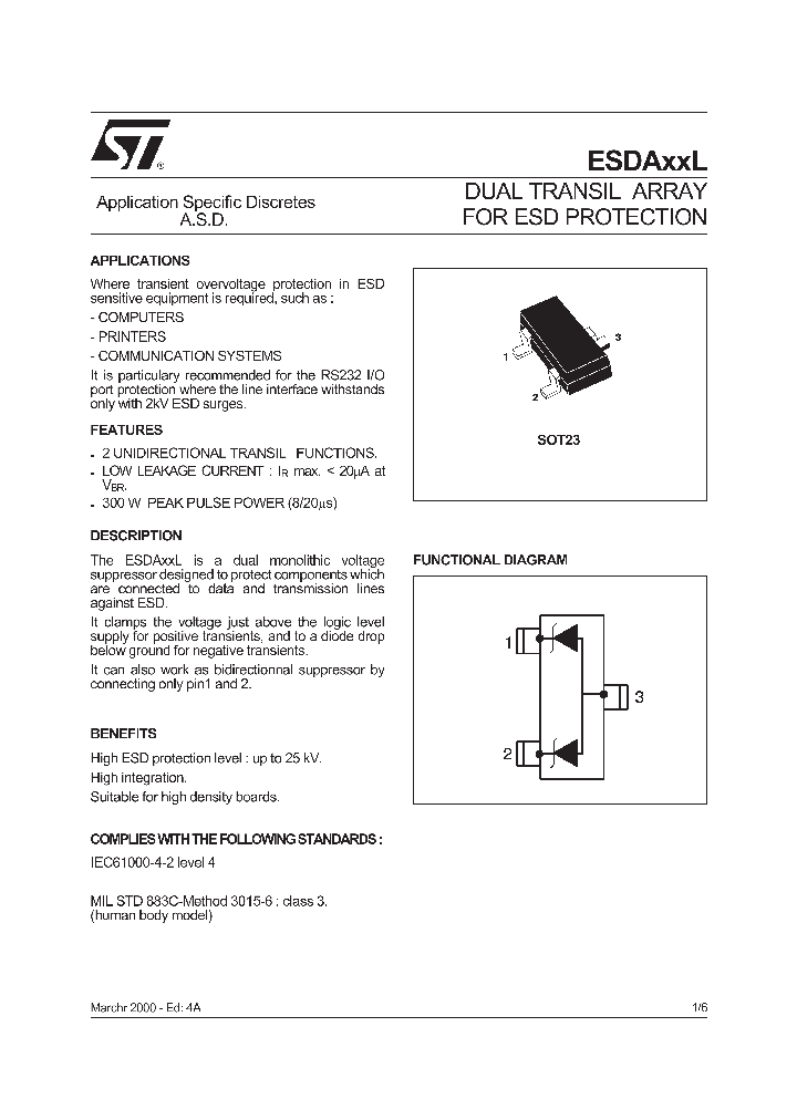 ESDA6V1L_24176.PDF Datasheet