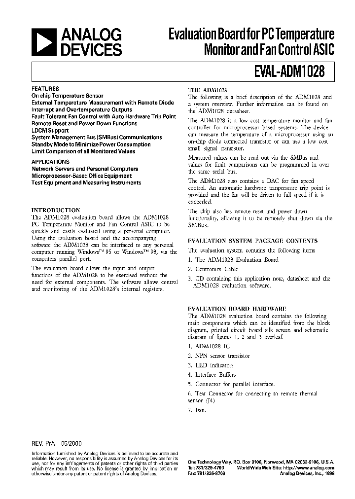 EVAL-ADM1028_82497.PDF Datasheet